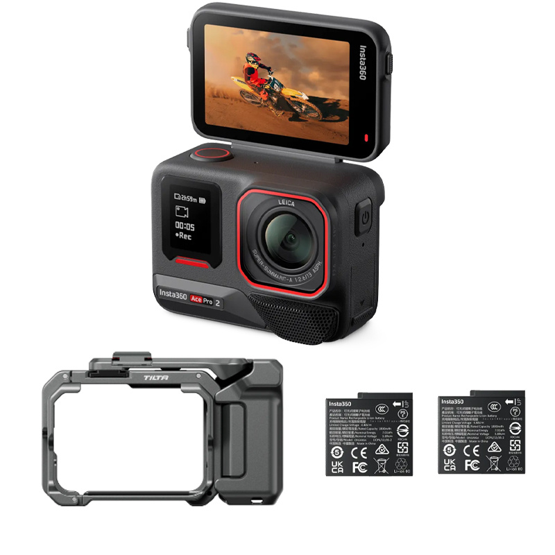 Caméra Insta360 Ace Pro 2 Dual Battery Bundle + Pack Grip Xplorer